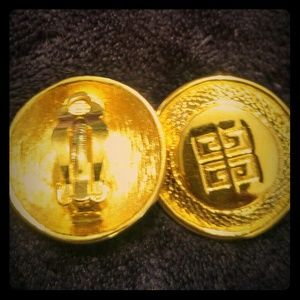 Vintage Givenchy Gold Clip-on Earrings